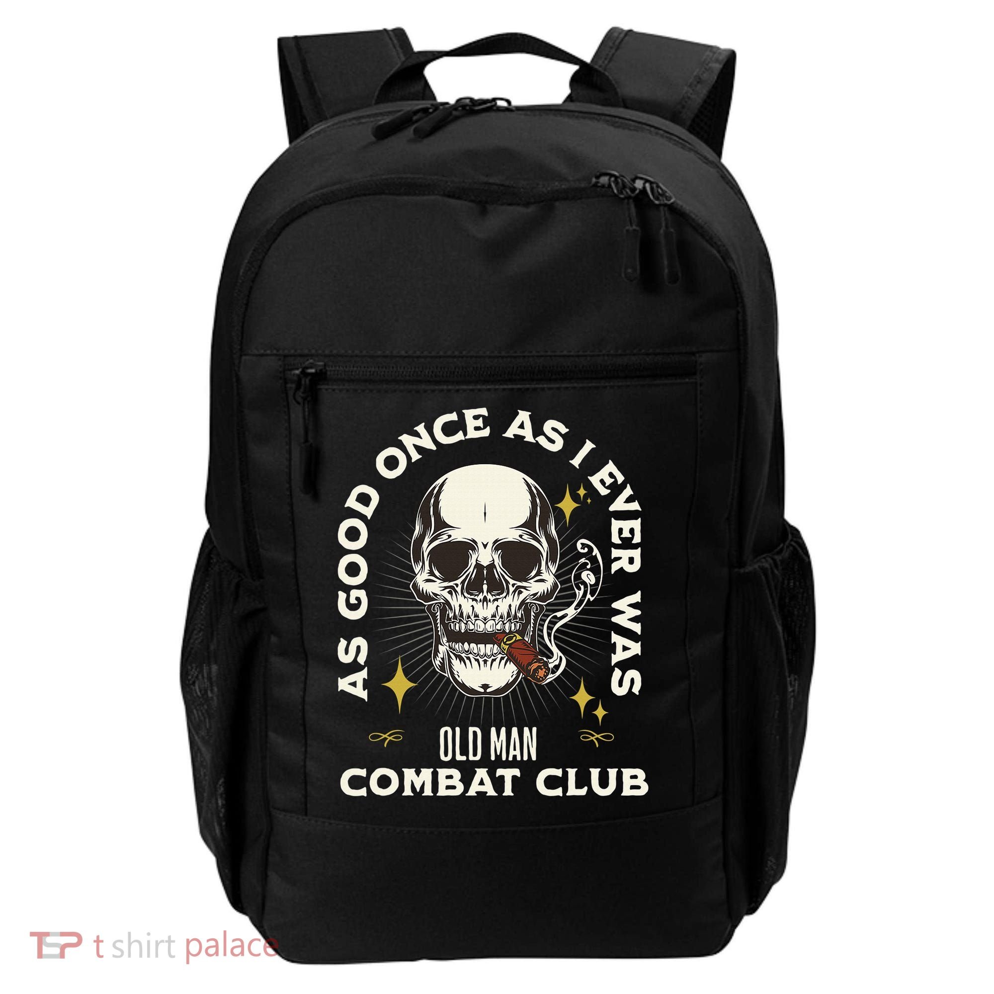 Old Man Jiu Jitsu Combat Club BJJ Martial Arts MMA Backpack
