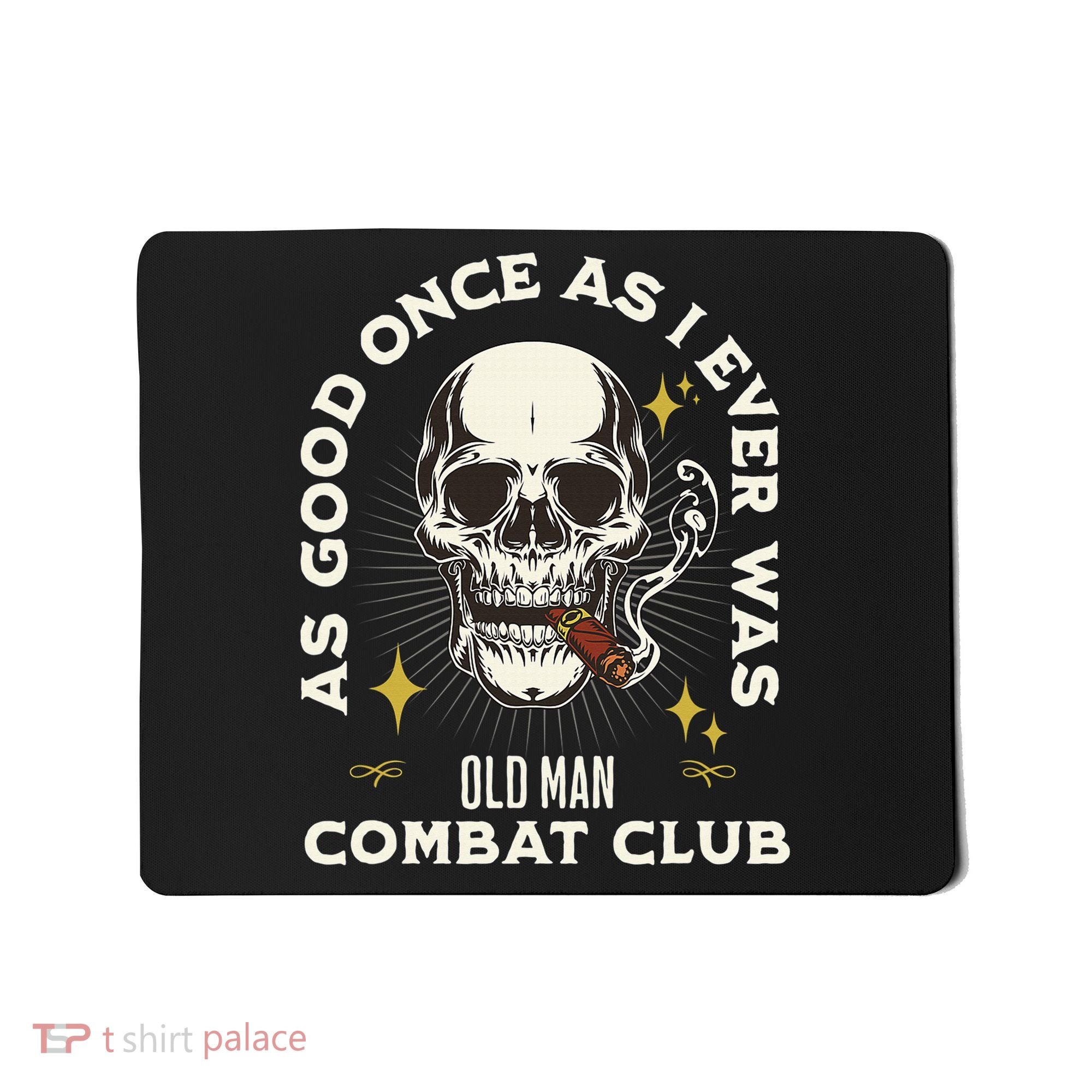 Old Man Jiu Jitsu Combat Club BJJ Martial Arts MMA Mousepad