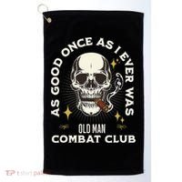 Old Man Jiu Jitsu Combat Club BJJ Martial Arts MMA Golf Towel thumb 0