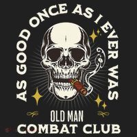 Old Man Jiu Jitsu Combat Club BJJ Martial Arts MMA Golf Towel thumb 3
