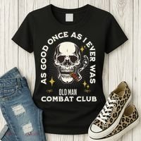 Old Man Jiu Jitsu Combat Club BJJ Martial Arts MMA Women's T-Shirt thumb 3