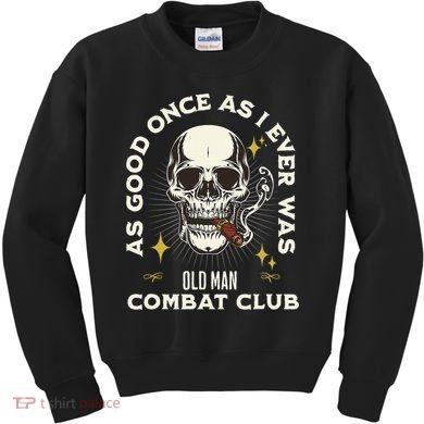 Old Man Jiu Jitsu Combat Club BJJ Martial Arts MMA Kids Sweatshirt