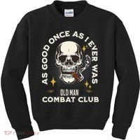 Old Man Jiu Jitsu Combat Club BJJ Martial Arts MMA Kids Sweatshirt thumb 0