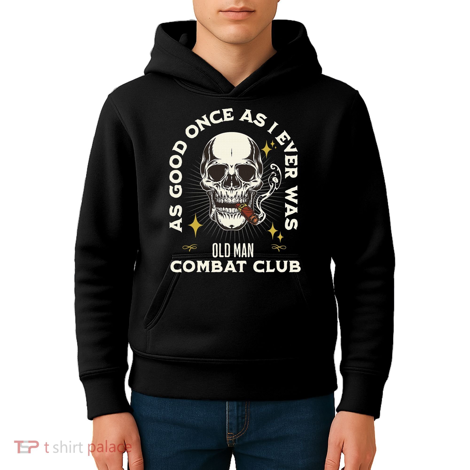 Old Man Jiu Jitsu Combat Club BJJ Martial Arts MMA Kids Hoodie