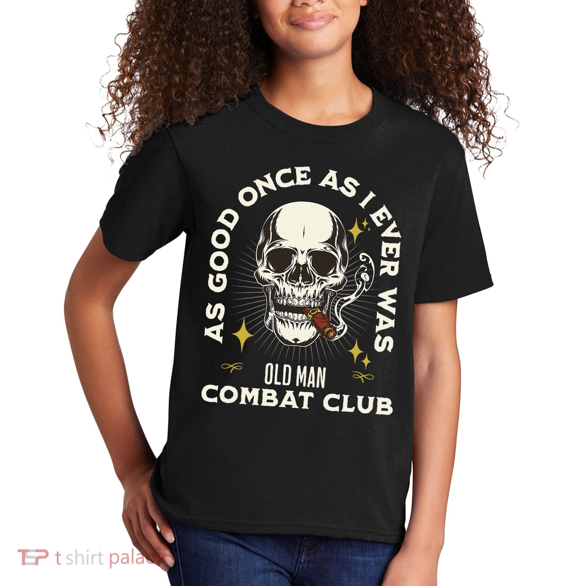 Old Man Jiu Jitsu Combat Club BJJ Martial Arts MMA Kids T-Shirt