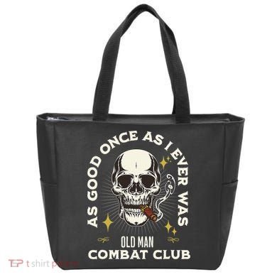 Old Man Jiu Jitsu Combat Club BJJ Martial Arts MMA Tote Bag