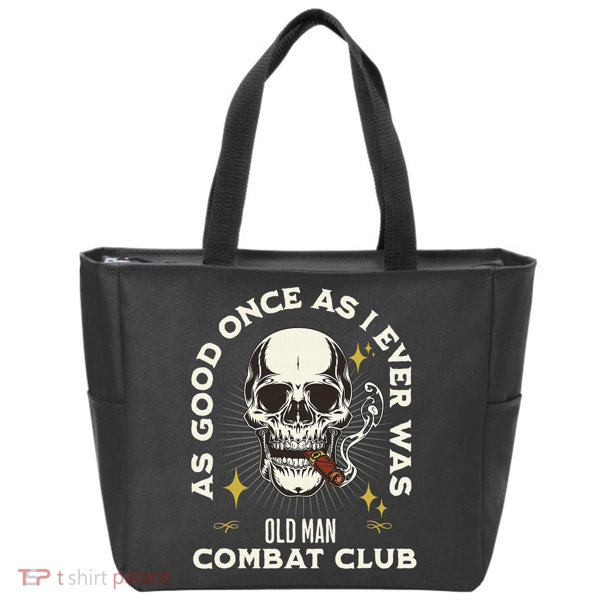 Old Man Jiu Jitsu Combat Club BJJ Martial Arts MMA Tote Bag