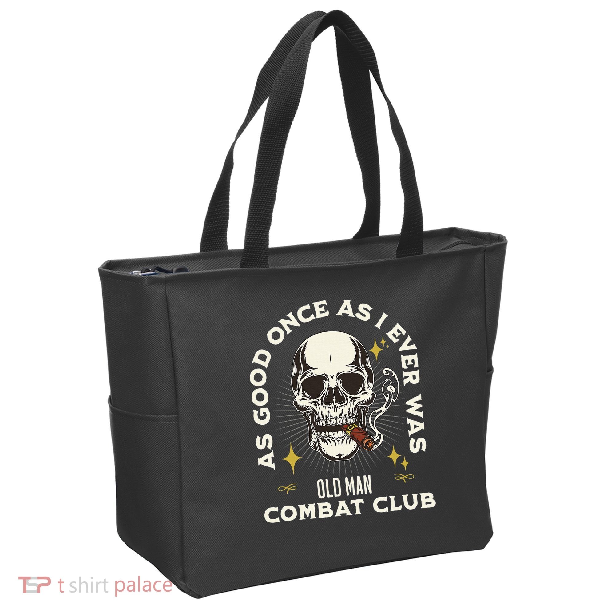 Old Man Jiu Jitsu Combat Club BJJ Martial Arts MMA Tote Bag