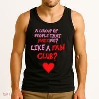 Oat Milk Lady Like A Fan Club Tank Top thumb 3
