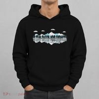 Outdoor Mountains Landscape Forest Trees Reflection Nature Hoodie thumb 0