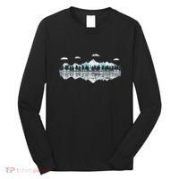 Outdoor Mountains Landscape Forest Trees Reflection Nature Long Sleeve Shirt thumb 0
