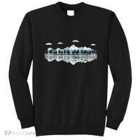 Outdoor Mountains Landscape Forest Trees Reflection Nature Sweatshirt thumb 0