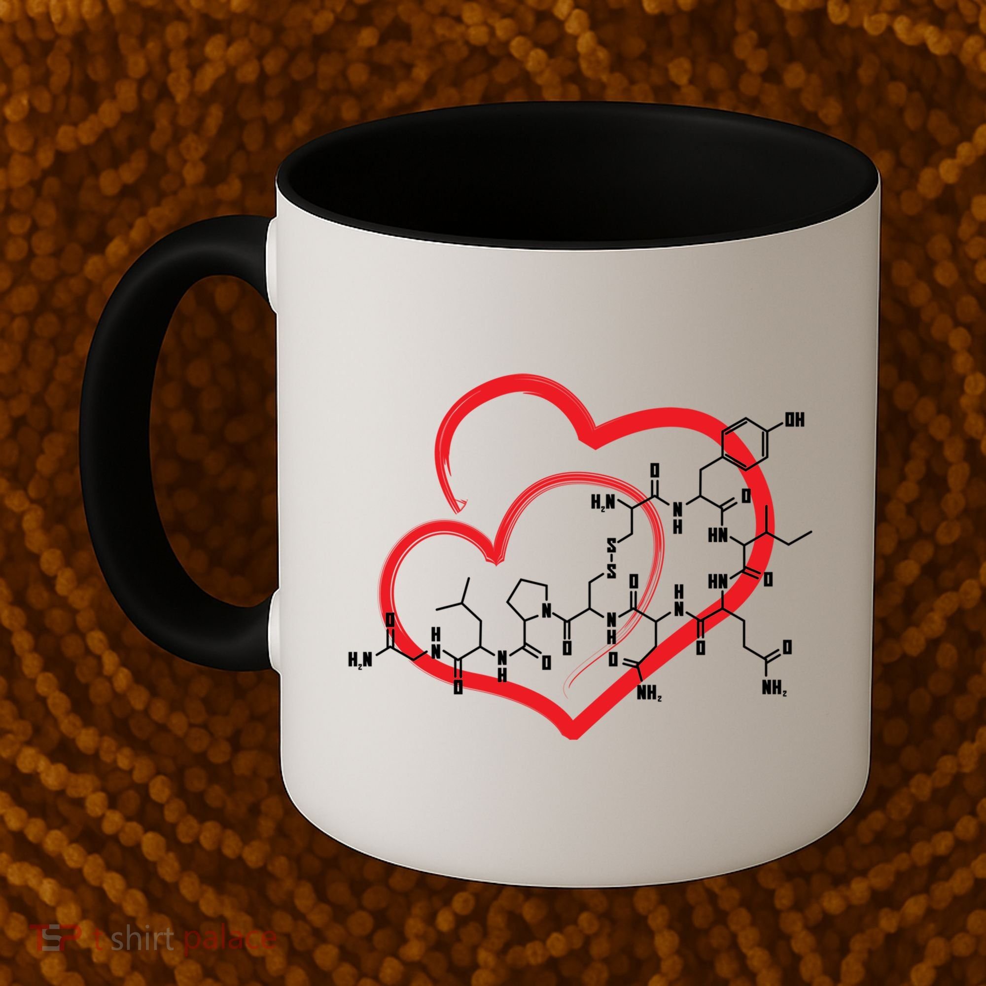 Oxytocin Molecule Love Meaningful Gift Science Teacher Valentines Day Meaningful Coffee Mug