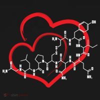 Oxytocin Molecule Love Meaningful Gift Science Teacher Valentines Day Meaningful Women's Hoodie thumb 2