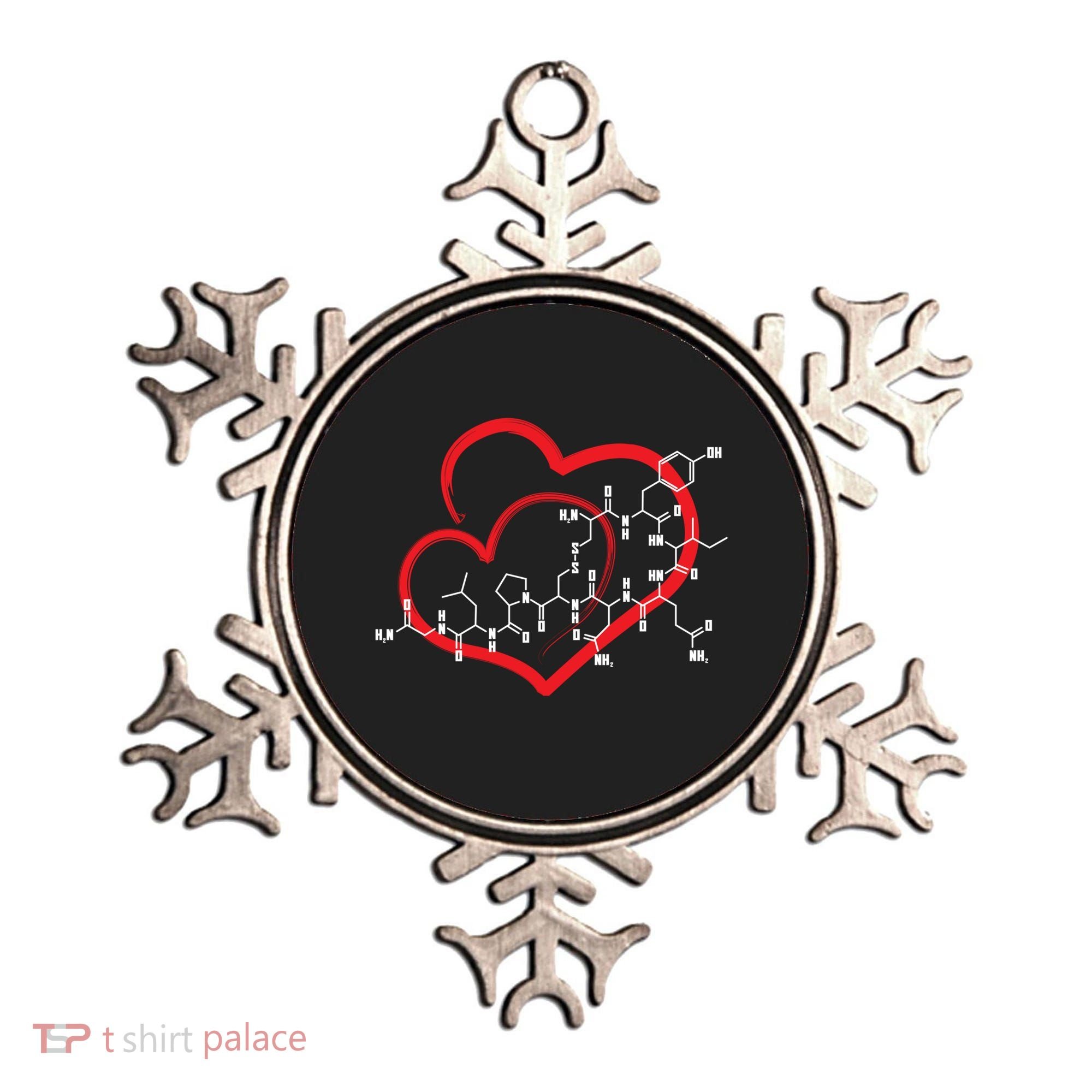 Oxytocin Molecule Love Meaningful Gift Science Teacher Valentines Day Meaningful Ornament