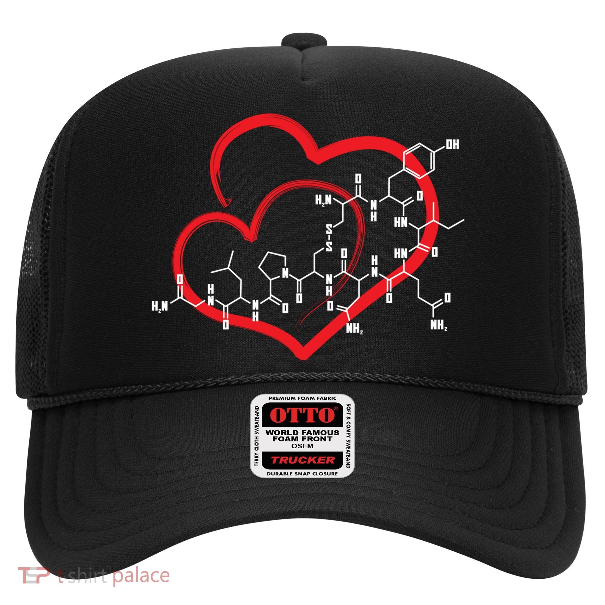 Oxytocin Molecule Love Meaningful Gift Science Teacher Valentines Day Meaningful Hat