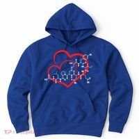 Oxytocin Molecule Love Meaningful Gift Science Teacher Valentines Day Meaningful Hoodie thumb 0