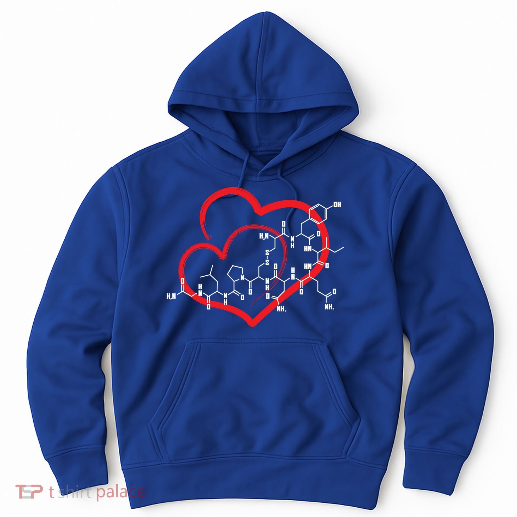 Oxytocin Molecule Love Meaningful Gift Science Teacher Valentines Day Meaningful Hoodie