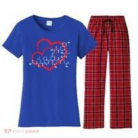 Oxytocin Molecule Love Meaningful Gift Science Teacher Valentines Day Meaningful Women's Flannel Pajama Set thumb 0