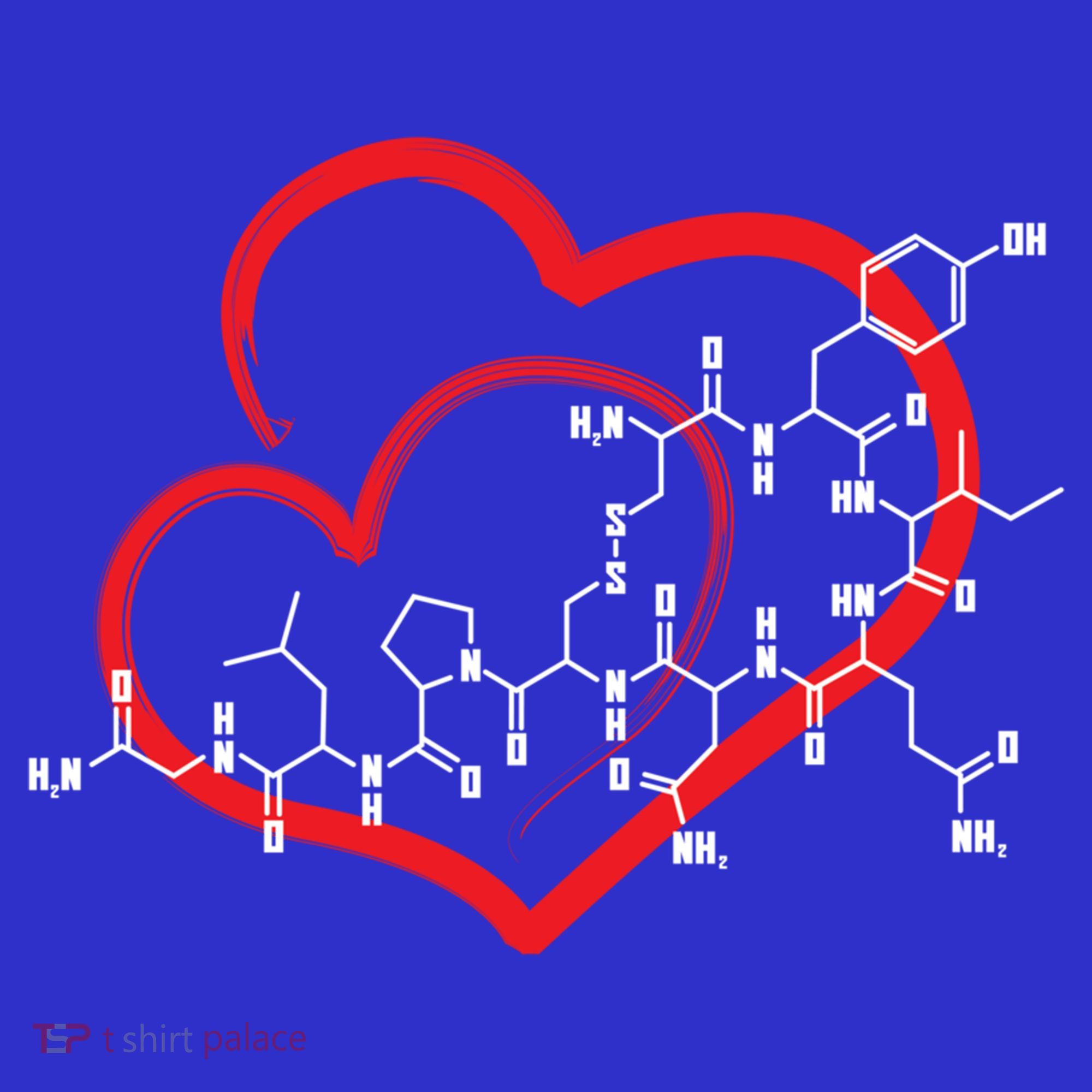 Oxytocin Molecule Love Meaningful Gift Science Teacher Valentines Day Meaningful Mousepad