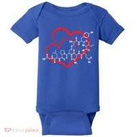 Oxytocin Molecule Love Meaningful Gift Science Teacher Valentines Day Meaningful Baby Bodysuit thumb 0