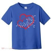 Oxytocin Molecule Love Meaningful Gift Science Teacher Valentines Day Meaningful Toddler T-Shirt thumb 0