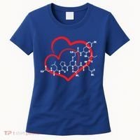 Oxytocin Molecule Love Meaningful Gift Science Teacher Valentines Day Meaningful Women's T-Shirt thumb 0