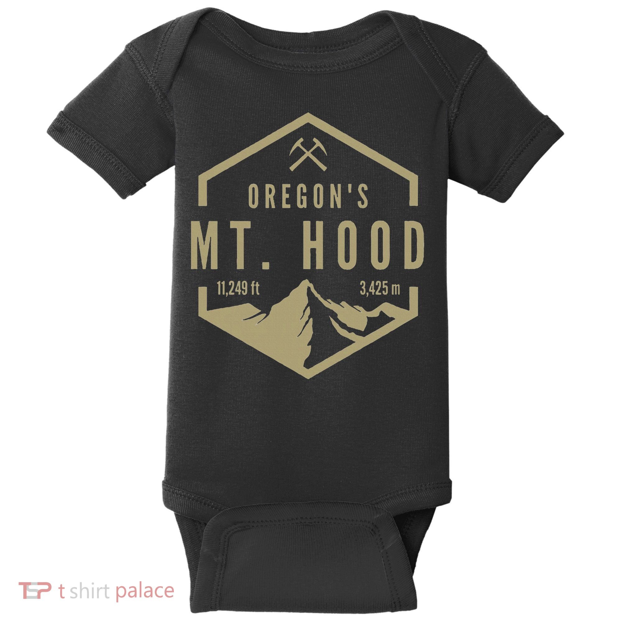 Oregon Mountain Mt. Hood Baby Bodysuit