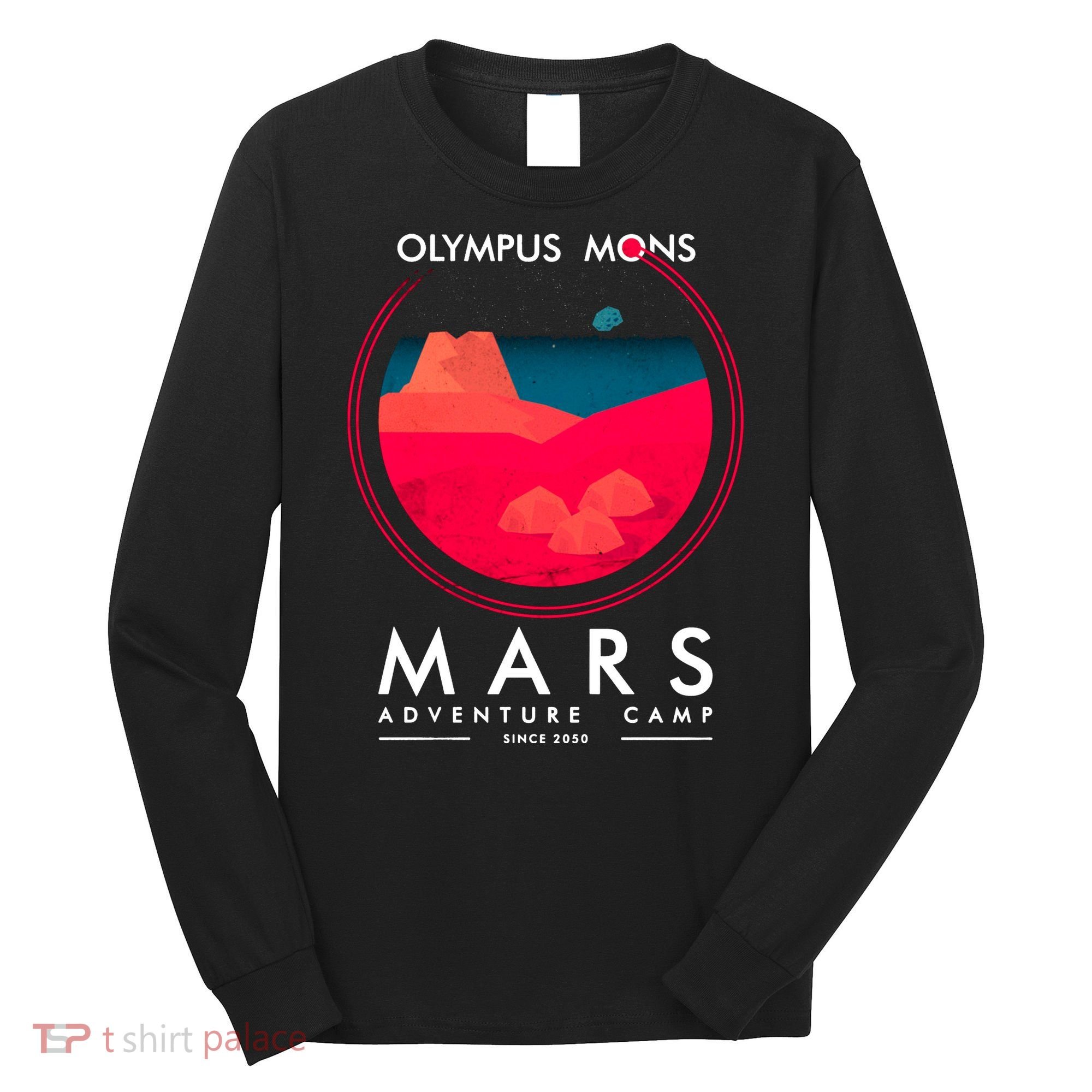 Olympus Mons Mars Adventure Camp Long Sleeve Shirt
