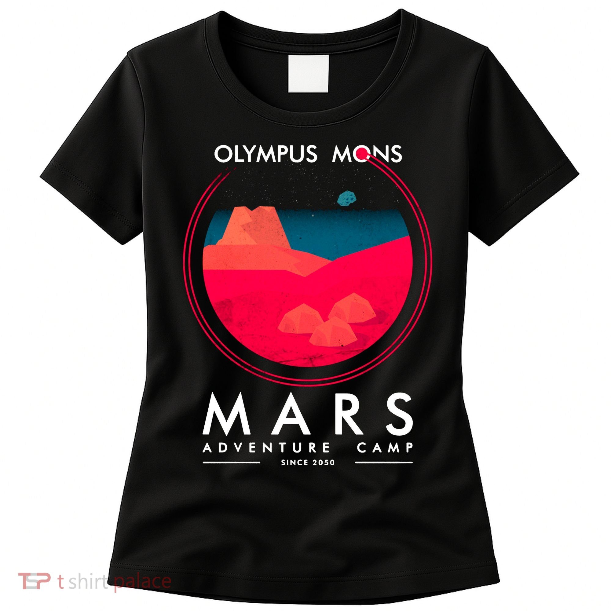 Olympus Mons Mars Adventure Camp Women's T-Shirt