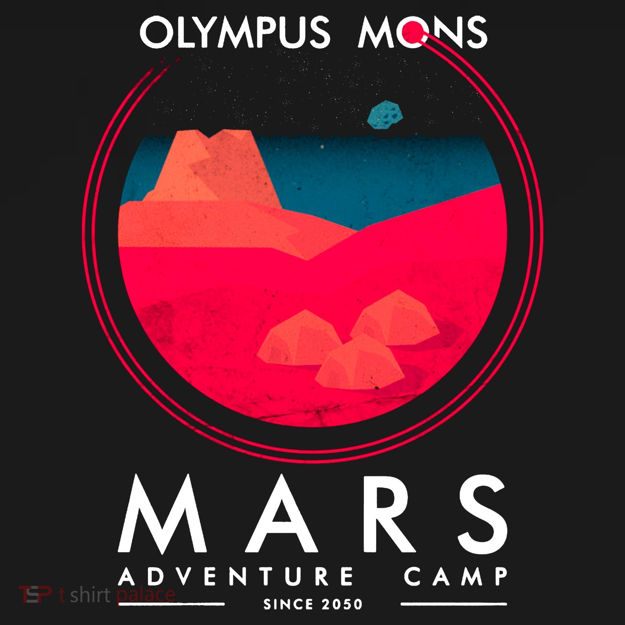 Olympus Mons Mars Adventure Camp Women's T-Shirt