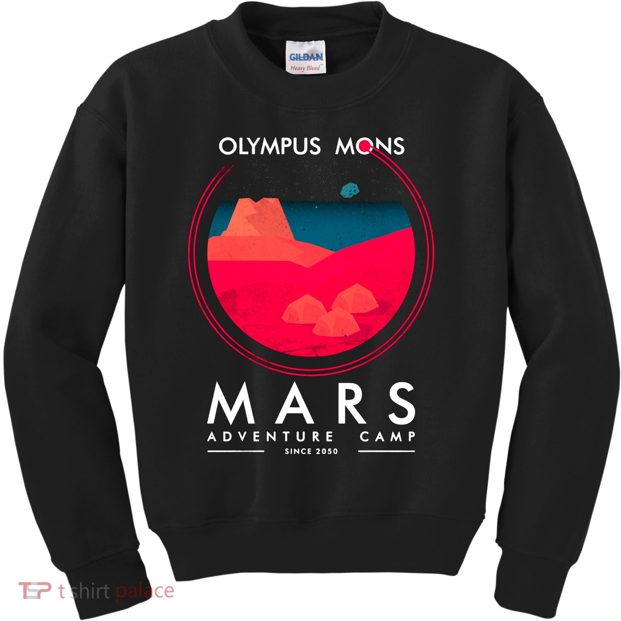 Olympus Mons Mars Adventure Camp Kids Sweatshirt