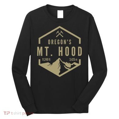 Oregon Mountain Mt. Hood Long Sleeve Shirt