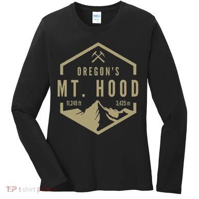 Oregon Mountain Mt. Hood Women's Long Sleeve Shirt