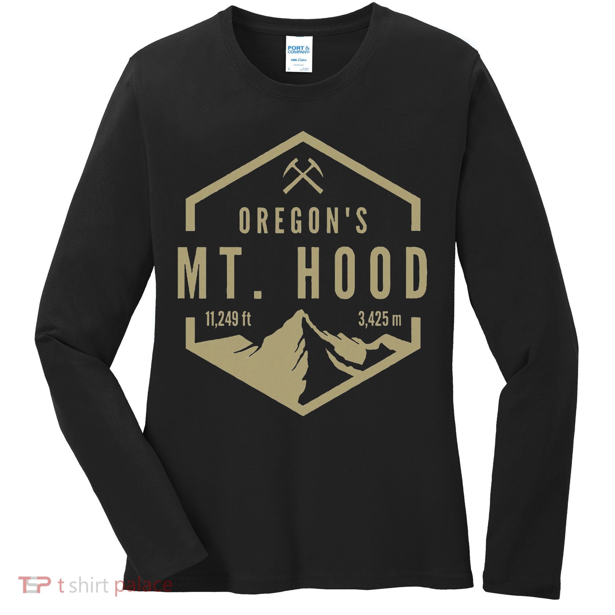 Oregon Mountain Mt. Hood Women's Long Sleeve Shirt