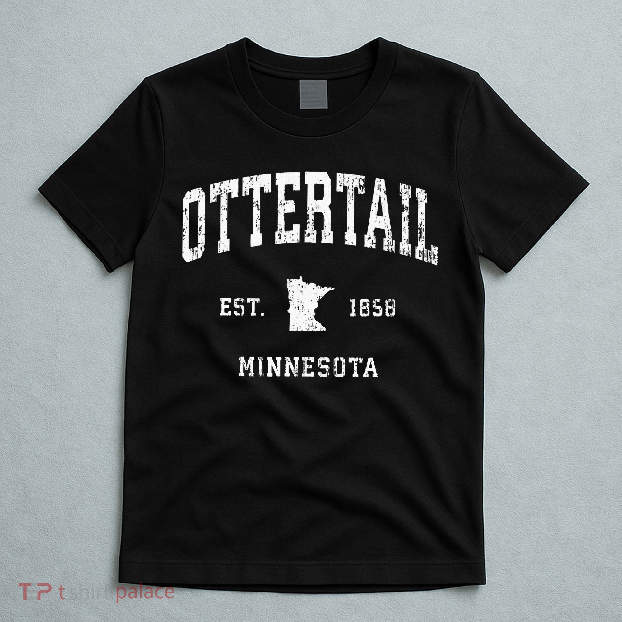 Ottertail Minnesota MN Vintage Athletic Sports T-Shirt