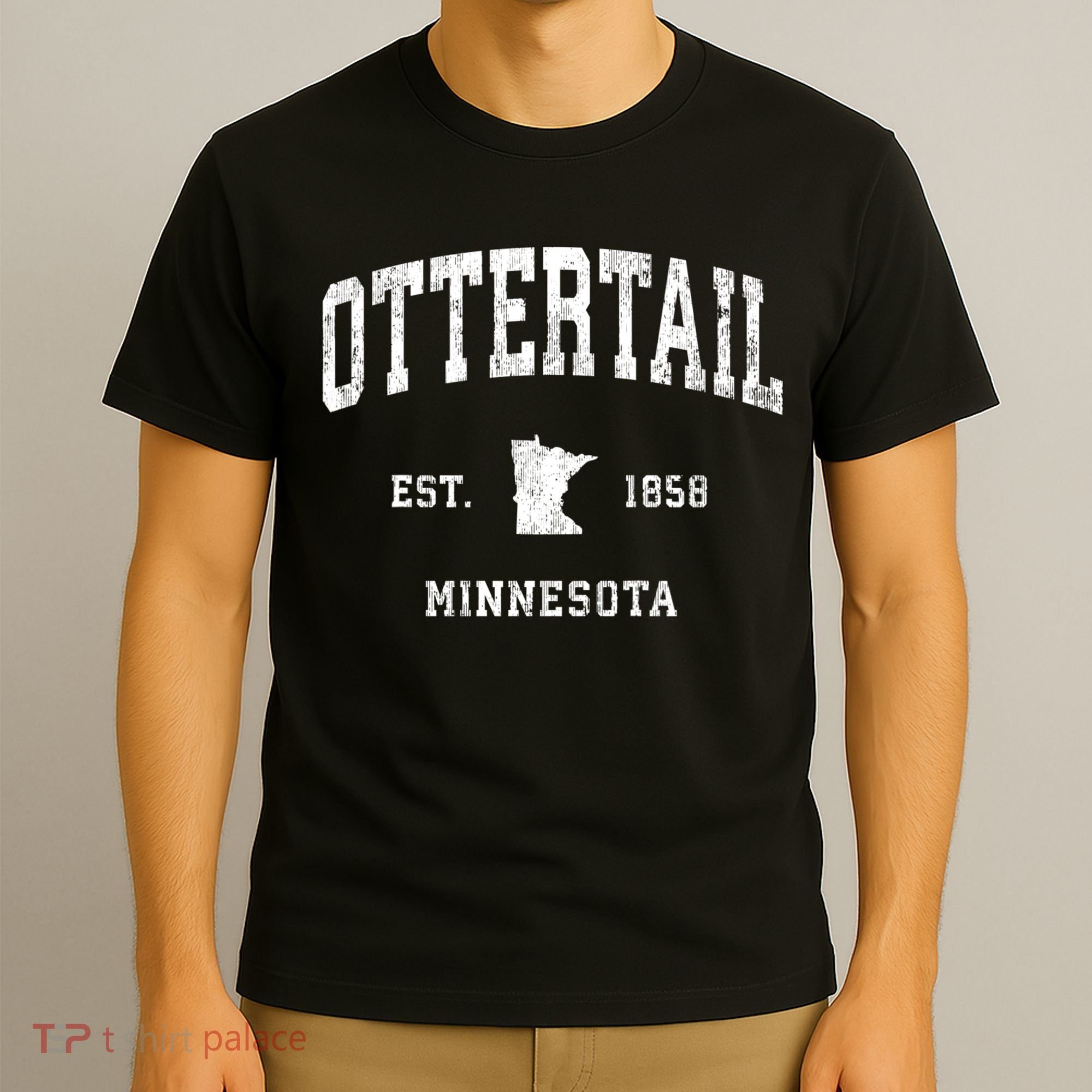 Ottertail Minnesota Mn Vintage Athletic Sports T-Shirt