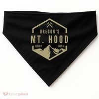 Oregon Mountain Mt Hood USA-Made Doggie Bandana thumb 0