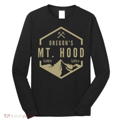 Oregon Mountain Mt Hood Long Sleeve Shirt