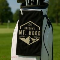 Oregon Mountain Mt Hood Golf Towel thumb 2