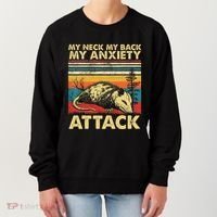 Opossum My Neck Back Anxiety Attack Possum Women's Sweatshirt thumb 0