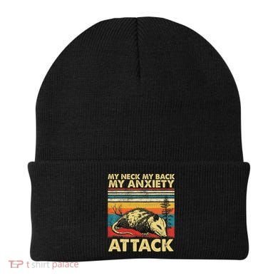 Opossum My Neck Back Anxiety Attack Possum Beanie
