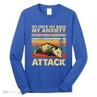Opossum My Neck Back Anxiety Attack Possum Long Sleeve Shirt thumb 0