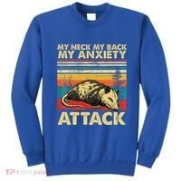 Opossum My Neck Back Anxiety Attack Possum Sweatshirt thumb 0