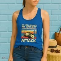 Opossum My Neck Back Anxiety Attack Possum Women's Tank Top thumb 2