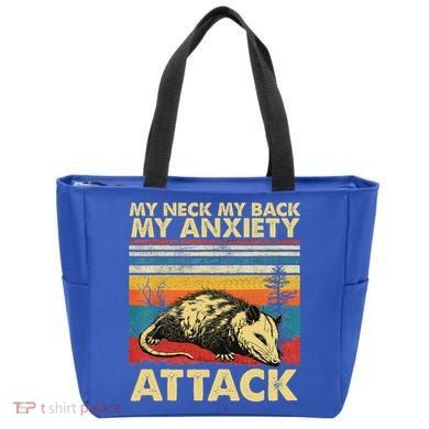 Opossum My Neck Back Anxiety Attack Possum Tote Bag