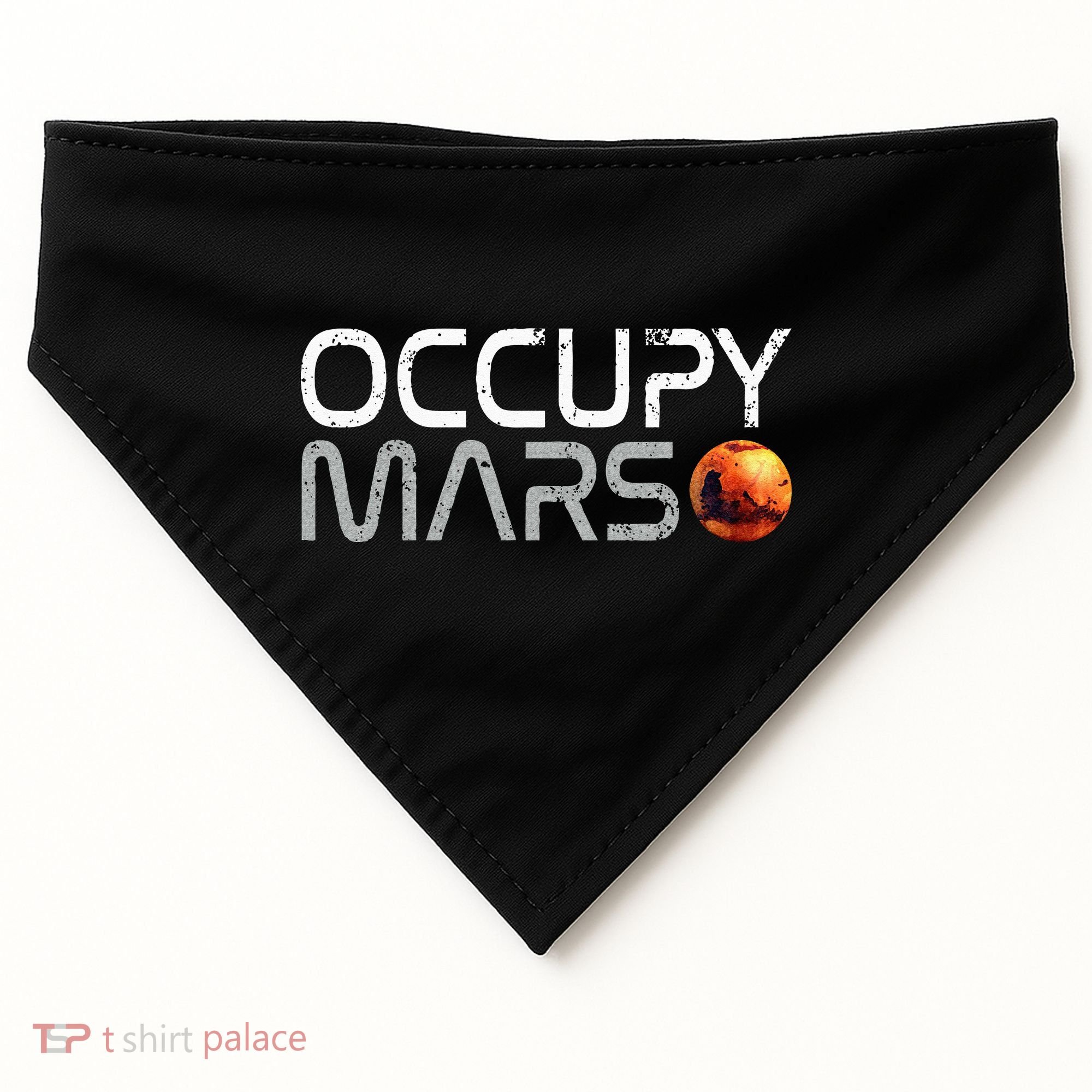 Occupy Mars USA-Made Doggie Bandana