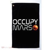 Occupy Mars Golf Towel thumb 0