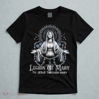 Of Mary Our Lady Catholic T-Shirt thumb 5