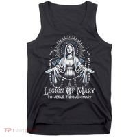 Of Mary Our Lady Catholic Tank Top thumb 0